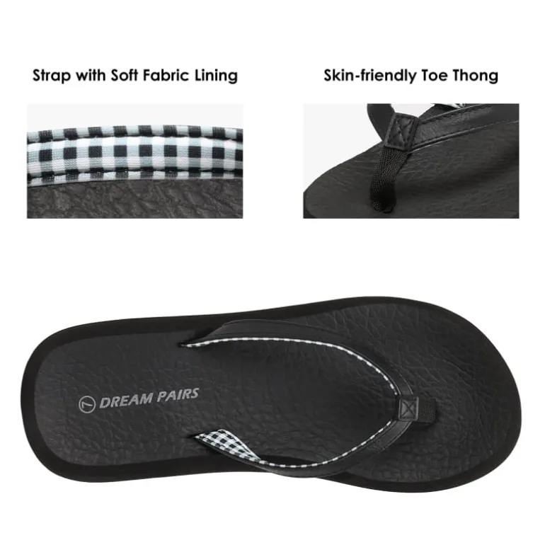 Arch Support Flip Flops