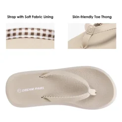 Arch Support Flip Flops