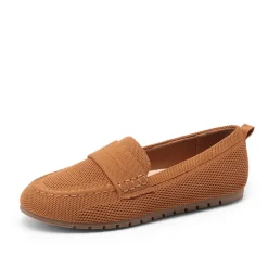 Ascenelle All-day Comfort Fashionable Slip-on Loafers Knit Edition