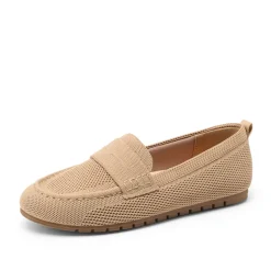 Ascenelle All-day Comfort Fashionable Slip-on Loafers Knit Edition