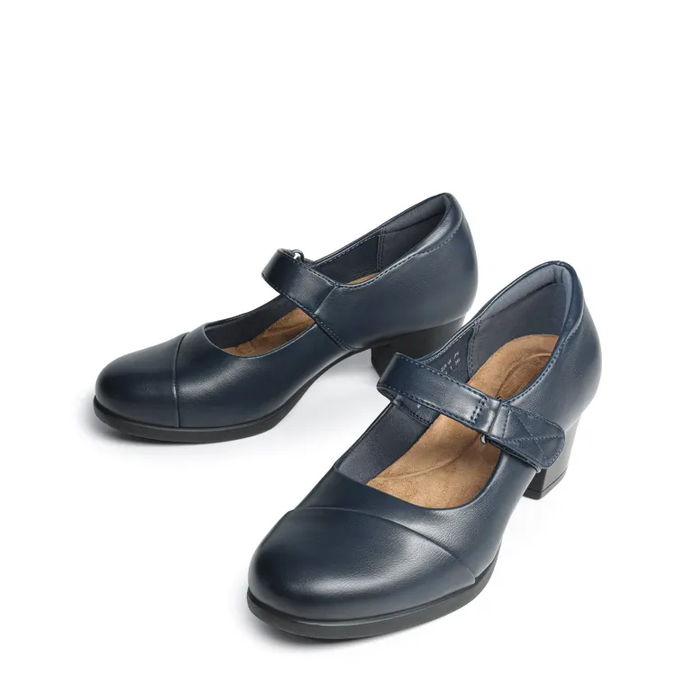Ascenelle Arch Support Block Mary Jane Pumps