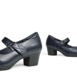 Ascenelle Arch Support Block Mary Jane Pumps