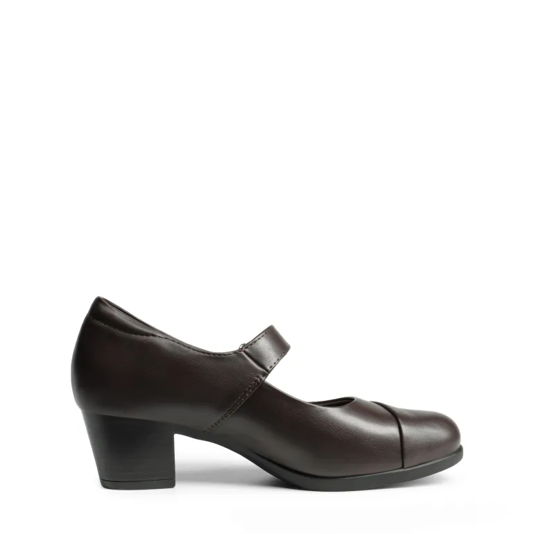 Ascenelle Arch Support Block Mary Jane Pumps