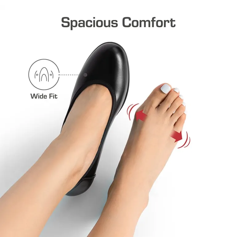 Ascenelle Chunky Low Block Heel Pumps - Edena