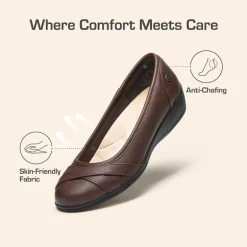 Ascenelle Comfortable Arch Support Fashion Flats