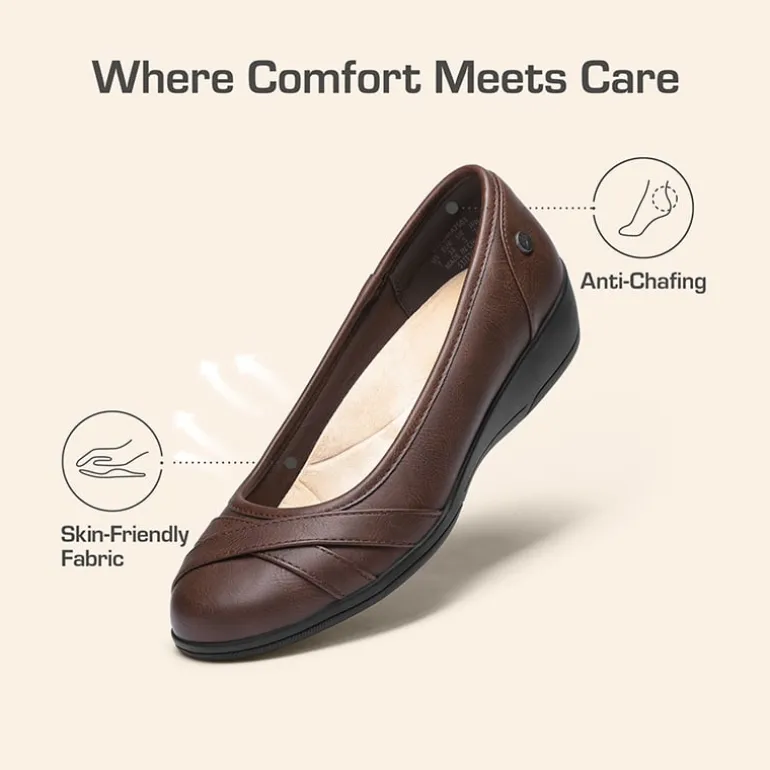 Ascenelle Comfortable Arch Support Fashion Flats