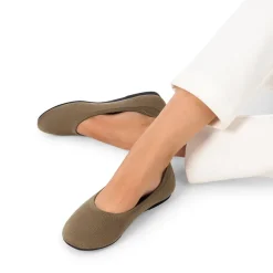 Ascenelle Comfortable Arch Support Ballet Flats Knit Edition