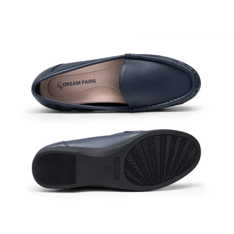 Ascenelle Comfortable Foldable Slip on Loafers