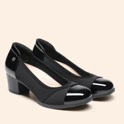 Ascenelle Comfortable Low-Heel Memory Foam Pumps