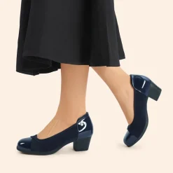 Ascenelle Comfortable Low-Heel Memory Foam Pumps