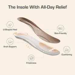 Ascenelle Comfortable Low-Heel Memory Foam Pumps