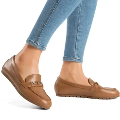 Ascenelle Comfortable Metallic Slip On Loafers