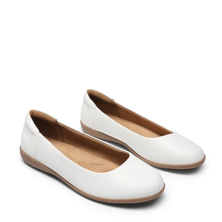 Ascenelle Comfortable Round Toe Ballet Flats