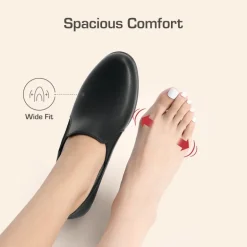 Ascenelle Comfortable Round Toe Block Heel Pumps