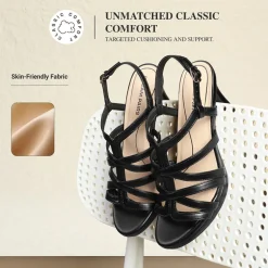 Ascenelle Comfort Platform Stiletto Heel Dress Sandals
