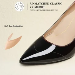 Ascenelle Comfy Pointed Toe Stiletto Heel Chic Pumps