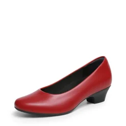 Ascenelle Counsel Round-Toe Low Block Heel Pumps