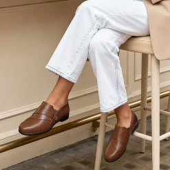 Ascenelle Ergonomic Slip-On Vegan Leather Flats