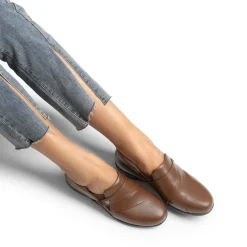 Ascenelle Ergonomic Slip-On Vegan Leather Flats