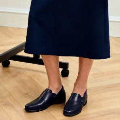 Ascenelle Ergonomic Slip-On Vegan Leather Flats