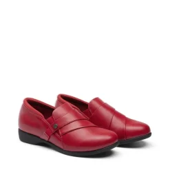 Ascenelle Ergonomic Slip-On Vegan Leather Flats