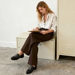 Ascenelle Ergonomic Slip-On Vegan Leather Flats