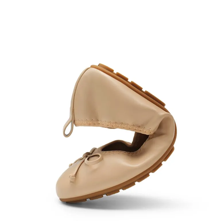 Ascenelle Foldable Bowknot Lightweight Ballet Flats
