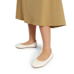 Ascenelle Foldable Bowknot Lightweight Ballet Flats