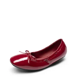 Ascenelle Foldable Square Toe Bow Ballet Flats