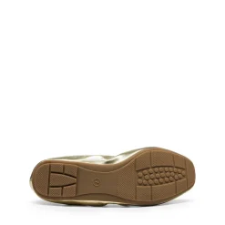 Ascenelle Foldable Square Toe Bow Ballet Flats