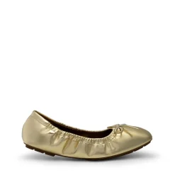 Ascenelle Foldable Square Toe Bow Ballet Flats