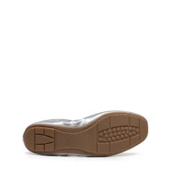 Ascenelle Foldable Square Toe Bow Ballet Flats