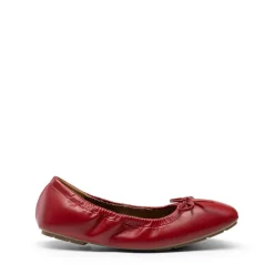 Ascenelle Foldable Square Toe Bow Ballet Flats