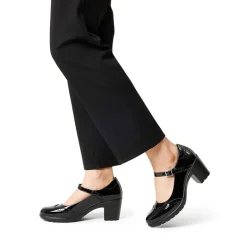 Ascenelle Mary Jane Chunky Heel Pumps - [Morgan]