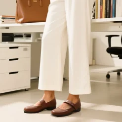 Ascenelle Mary Jane Non-Slip Comfortable Flats - [Josephine]