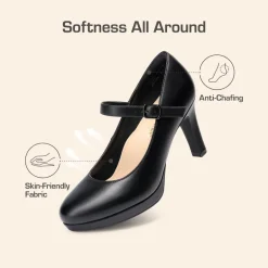 Ascenelle Mary Jane Platform Pumps - [Josephine]