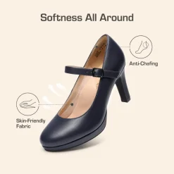 Ascenelle Mary Jane Platform Pumps - [Josephine]