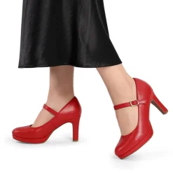 Ascenelle Mary Jane Platform Pumps - [Josephine]