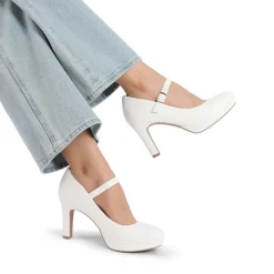 Ascenelle Mary Jane Platform Pumps - [Josephine]