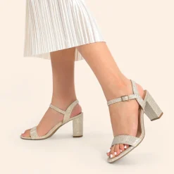Ascenelle Minimalist Vegan Leather Block Heel Sandals