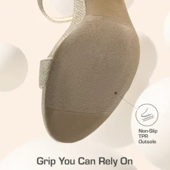 Ascenelle Minimalist Vegan Leather Block Heel Sandals