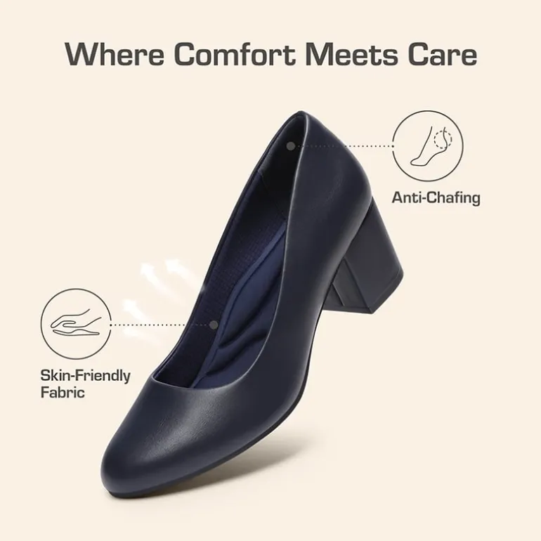 Ascenelle Non-slip Arch Support Cushioned Pumps