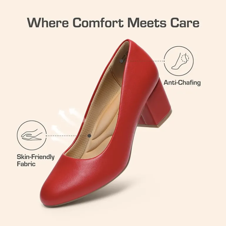 Ascenelle Non-slip Arch Support Cushioned Pumps