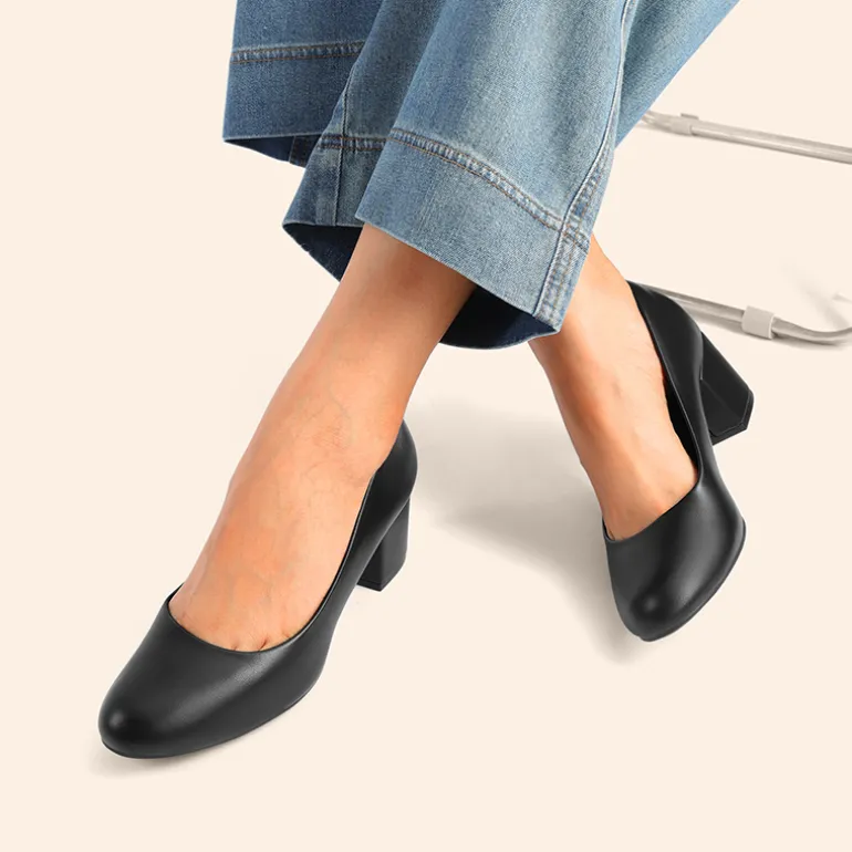 Ascenelle Non-slip Arch Support Cushioned Pumps