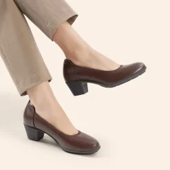 Ascenelle Non-Slip Block Work Pumps