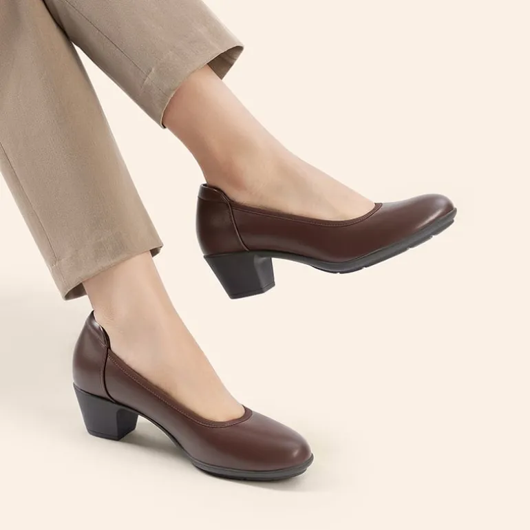 Ascenelle Non-Slip Block Work Pumps