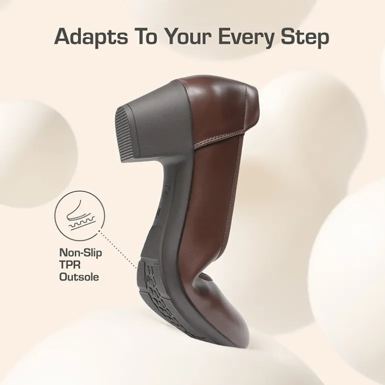 Ascenelle Non-Slip Block Work Pumps