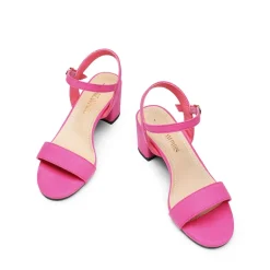 Ascenelle One Strap Open-Toe Chunky Sandals