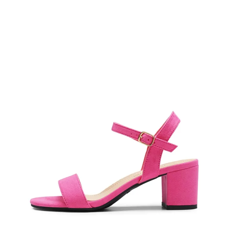 Ascenelle One Strap Open-Toe Chunky Sandals