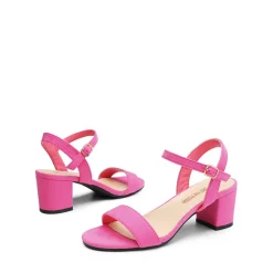 Ascenelle One Strap Open-Toe Chunky Sandals